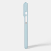 Chic Modern Dolphin & Script auf Light Blue Case-Mate iPhone Hülle (Rückseite / Links)