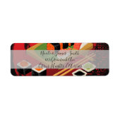 Chic Modern Elegantes Black & Red Sushi Party Even (Vorne)