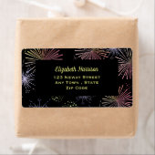 Chic Modern farbenfrohe Feuerwerke Black Birthday (Insitu)