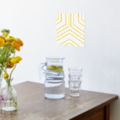 Chic Modern Geometric Gold Design Foil Print Foliendrucke (Ablage(Küche))