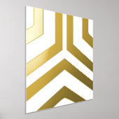 Chic Modern Geometric Gold Design Foil Print Foliendrucke (Ablage )
