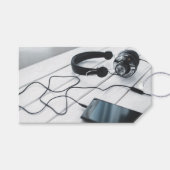 Chic Modern Gift Tag Geschenkanhänger (Vorderseite (Horizontal))