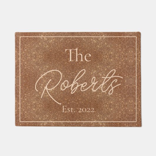 Chic Modern Housewarming | Neue Zuhause | Begrüßun Fußmatte (Vorderseite)