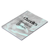 Chic Modern Künstlerisch Dankesblatt Notizblock (Linke Seite)