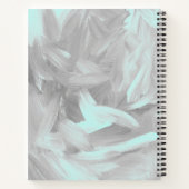 Chic Modern Künstlerisch Sketch Book Notizblock (Rückseite)