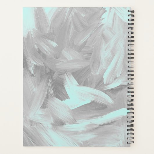 Chic Modern Künstlerischer Planer (Rückseite)