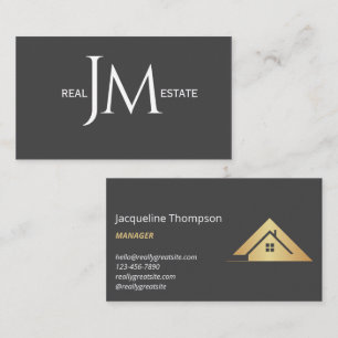 Chic & Modern Luxury Realtor Visitenkarte