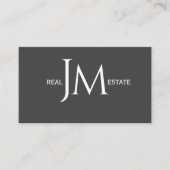 Chic & Modern Luxury Realtor Visitenkarte (Vorderseite)