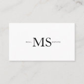 Chic Modern Luxus Beruflich Visitenkarte (Vorderseite)