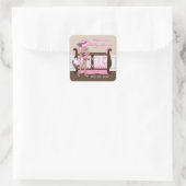 Chic Modern Mama Baby Shower Stickers (Tasche)