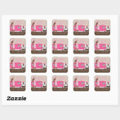 Chic Modern Mama Baby Shower Stickers (Blatt)