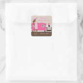 Chic Modern Mama Baby Shower Stickers (Tasche)