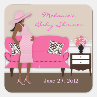 Chic Modern Mama Baby Shower Stickers