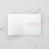 Chic Modern Mama Babydusche Danke Karte (Innenseite)