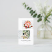 Chic Modern Minimalistisch Typografy Visitenkarte (Stehend Vorderseite)