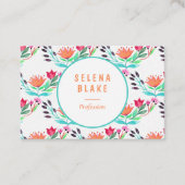 Chic & Modern | Minimalistischer QR-Code Visitenkarte (Vorderseite)