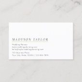 Chic Modern Pink Orange Gradient Visitenkarte (Rückseite)