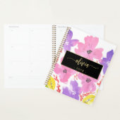 Chic Modern Pink Watercolor Floral 2025 Planer (Anzeige)