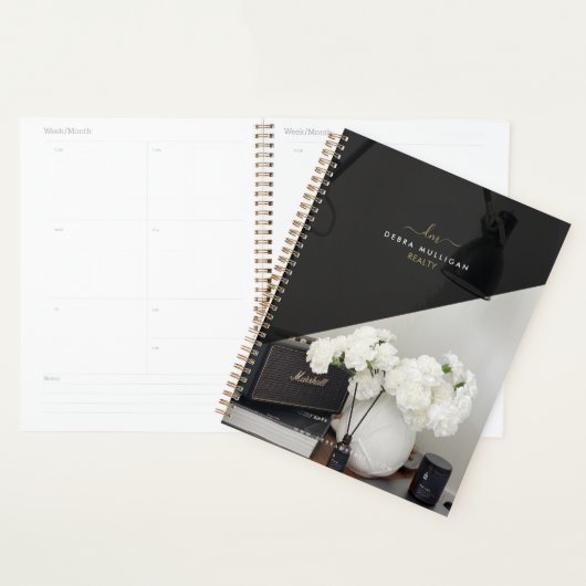 Chic Modern Realtor Spiral Agenda Planer (Anzeige)