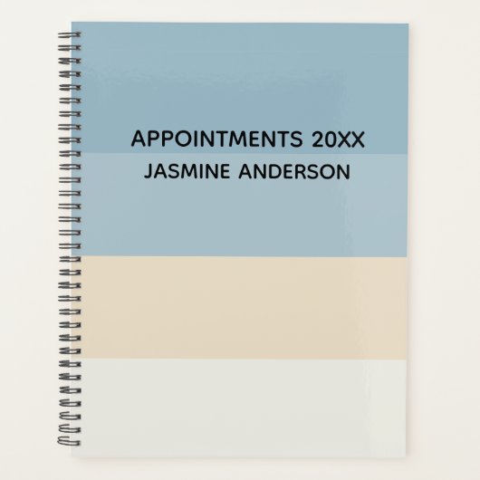 Chic Modern Retro Vintag 2024 Wochen monatlich Planer (Vorderseite)