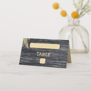 Chic Modern Rustic Weddner Platzkarte