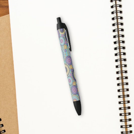 Chic Modern Stilvolles türkisfarbenes geometrische Kugelschreiber