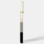 Chic Modern Stripes Muster mit Namen Case-Mate iPhone Hülle (Rückseite / Rechts)