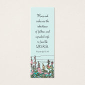 Chic Modern Watercolor Minze Rustikale Blume Lesez (Vorderseite)