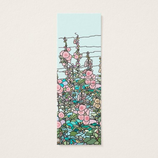 Chic Modern Watercolor Minze Rustikale Blume Lesez (Rückseite)