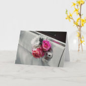 Chic Modern Wedding Lifestyle Grußkarte Karte (Gelbe Blume)