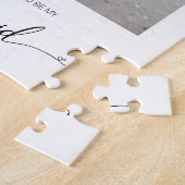 Chic Modern wirst du mein Foto sein Puzzle (Seite)