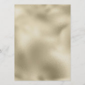 Chic moderne marineblaue Luxus-Menü Hochzeitsmenü Menükarte (Rückseite)