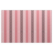 Chic-moderne rosa veränderte Zickzack Streifen Stoff (Fat Quarter (45,7 x 55,9 cm))