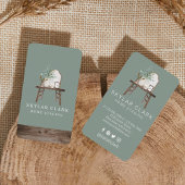 Chic Moderne rustikale Zuhause-Inszenierung Möbel Visitenkarte