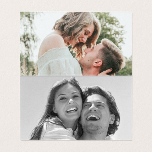 Chic-moderner Rosen-Goldbrushstroke-Fotograf Visitenkarten (Innenseite Aufgefaltet)