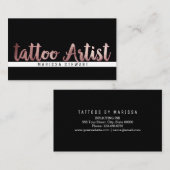 Chic-moderner Visitenkarte (Vorne/Hinten)