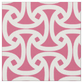 Chic, modernes Muster - Wellfleet - helles Rosa Stoff (Nahaufnahme)