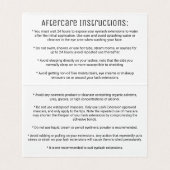 Chic-modernes Rosen-Goldeinfache Visitenkarten (Innenseite Aufgefaltet)