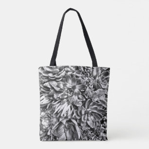 Chic-modernes schwarzes u. weißes saftiges tasche