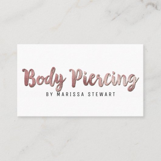 Chic-modernes Visitenkarte (Vorderseite)