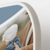 Chic Monogram 4 Foto Collage Pickleball Paddel Pickleball Schläger (Linke Seite)