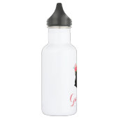 Chic Monogram Arizona Staat Moveable Heart City Edelstahlflasche (Links)