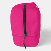 Chic Monogram Feminine Stripmuster Waschbeutel (Rechts)