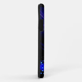 Chic Monogram Glitzer Christmas Tree Navy Case-Mate iPhone Hülle (Hinten/Rechts)