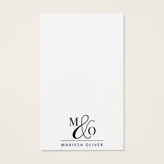 Chic Monogram Jewelier Designer (Vorderseite)