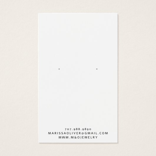 Chic Monogram Jewelier Designer (Rückseite)