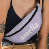 Chic Monogram Lavender Lila Bauchtasche