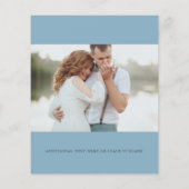 Chic Monogram Wappen Goldene Blumenhochzeit Foto (Rückseite)