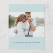 Chic Monogram Wappen Goldene Blumenhochzeit Foto (Rückseite)