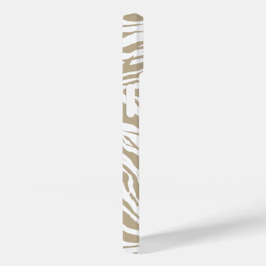 Chic Monogram Zebra Case-Mate iPhone Hülle (Rückseite / Rechts)